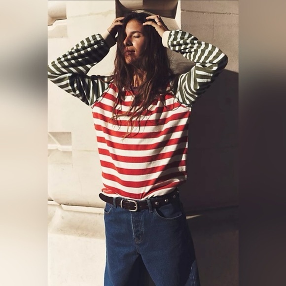 We The Free Sawyer Striped Tee - Picture 1 of 7